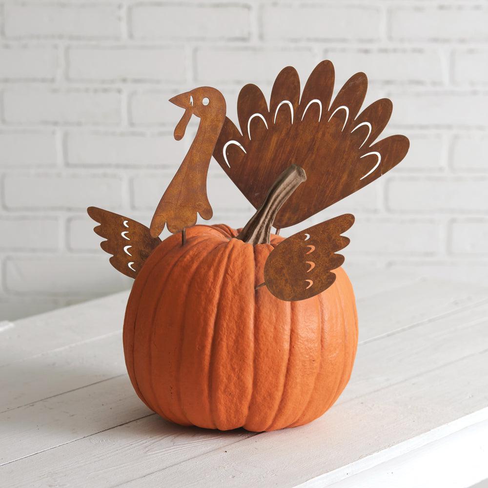 Turkey Pumpkin Decorating Picks-tbgypsysoul