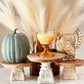 Vintage Amber Gold Goblet - Forged Fall-Vintage Glass Candles-tbgypsysoul