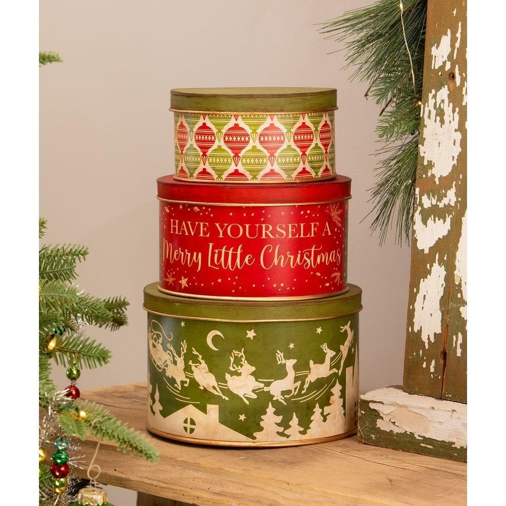 Vintage Christmas Tins S3 by Bethany Lowe Designs-Christmas-tbgypsysoul