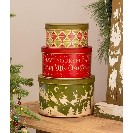 Vintage Christmas Tins S3 by Bethany Lowe Designs-Christmas-tbgypsysoul