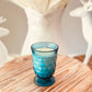 Vintage Colony Whitehall Blue Teal Glass - Winter Wassail Punch-Vintage Glass Candles-tbgypsysoul