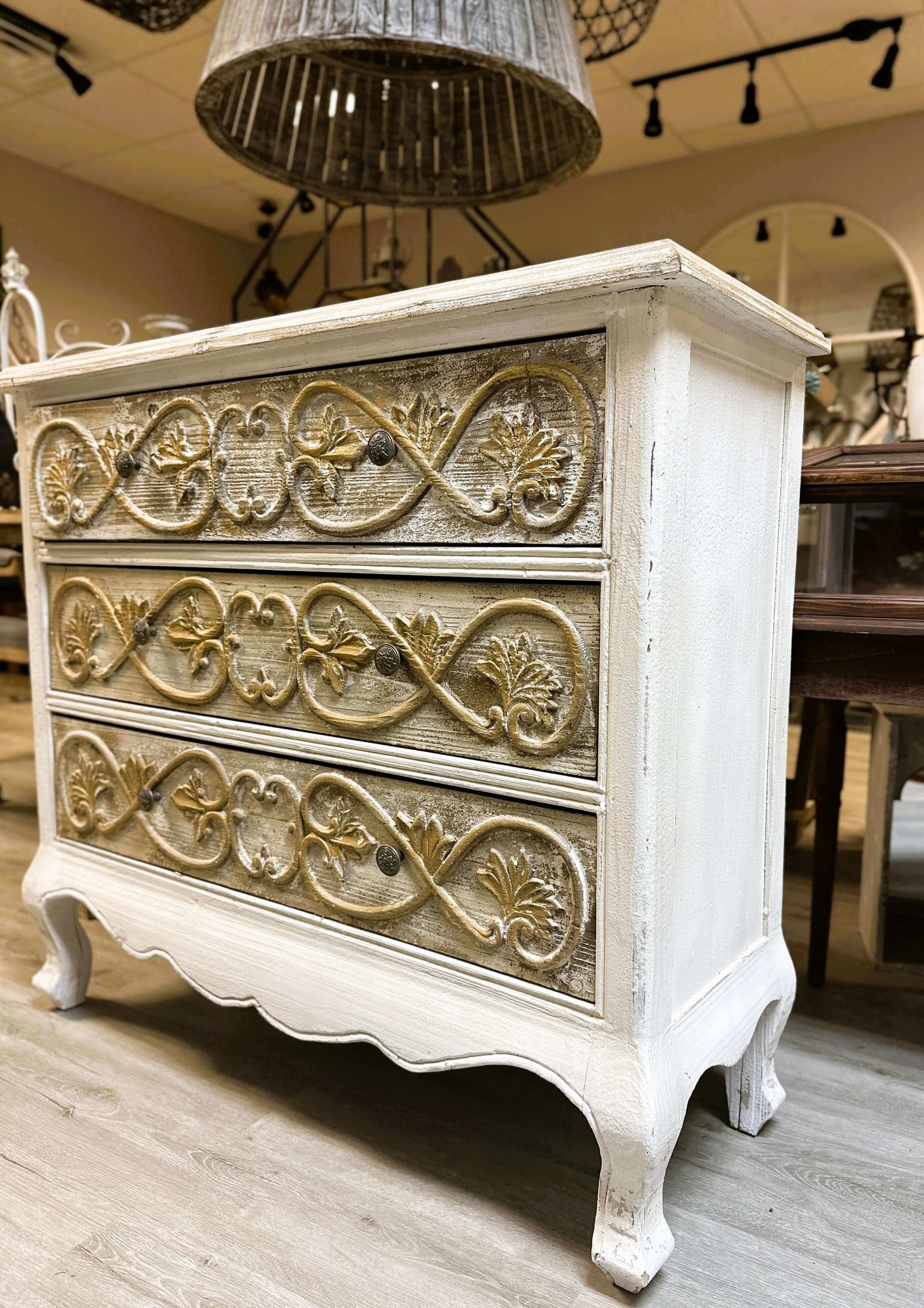 Vintage Dresser in French Provincial Style-Dresser-tbgypsysoul