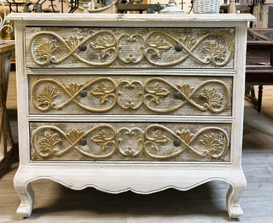 Vintage Dresser in French Provincial Style-Dresser-tbgypsysoul