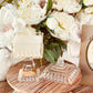 Vintage Glass Wedding Cake Box with Gold Trim - Wedding Cake Soy Candle-Vintage Glass Candles-tbgypsysoul