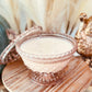 Vintage Pink Wexford Candy Dish - Southern Amaretto-Vintage Glass Candles-tbgypsysoul