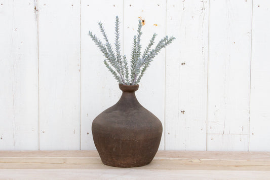 Vintage Terracotta Wine Jug-Terracotta Stoneware Vase-tbgypsysoul