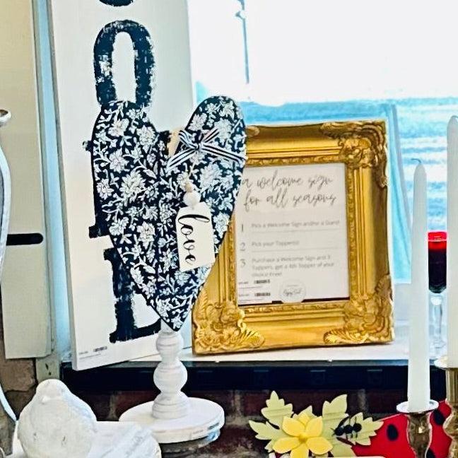 Whitewashed Welcome Board-Home Decor-tbgypsysoul
