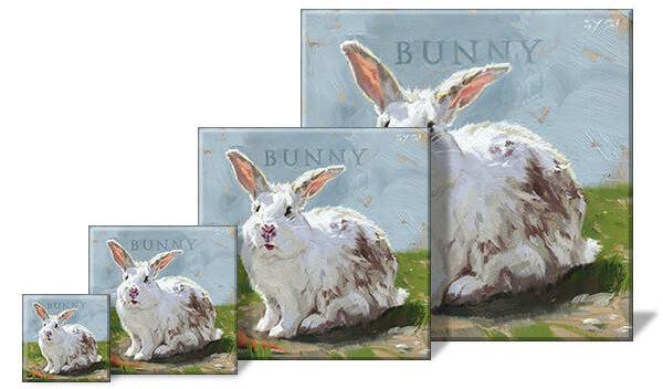white-bunny-canvas-print-home-decor-sullivan-3-Threadbare Gypsy Soul