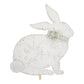 White Bunny Topper - Easter Decor.