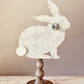 White Bunny Topper - Easter Decor-tbgypsysoul