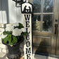 Whitewashed Welcome Board-Home Decor-tbgypsysoul