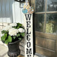 Whitewashed Welcome Board-Home Decor-tbgypsysoul