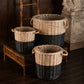 Willow Dipped Black Basket Set-Baskets-tbgypsysoul
