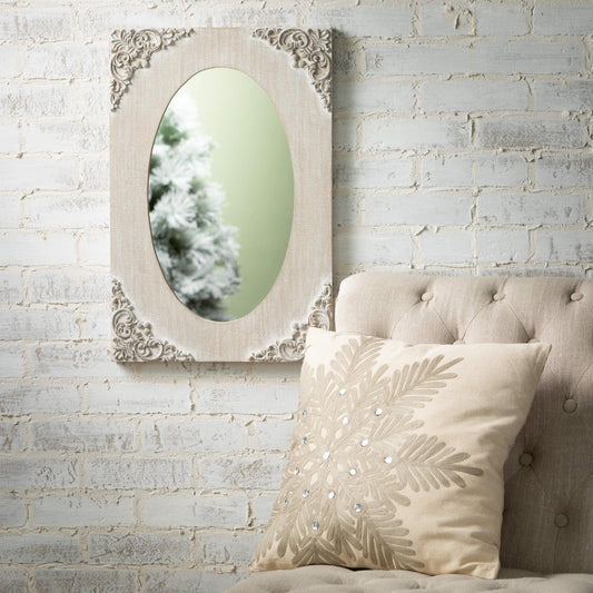 Wintery White Snowflake Pillow-Decorative Pillow-tbgypsysoul