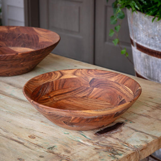 Wooden Serving Bowl, Medium-tbgypsysoul