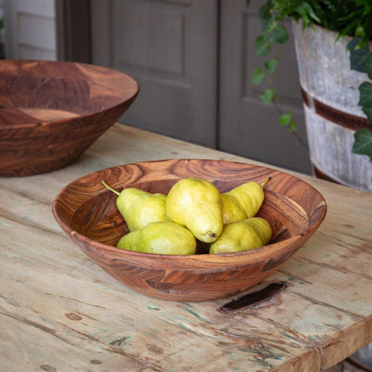 Wooden Serving Bowl, Medium-tbgypsysoul