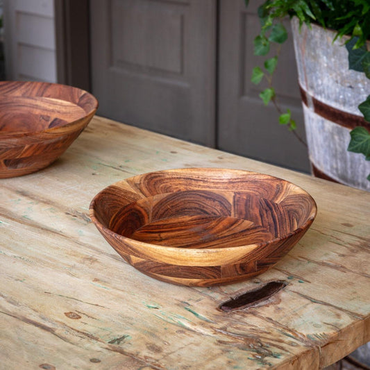 Wooden Serving Bowl, Small-tbgypsysoul