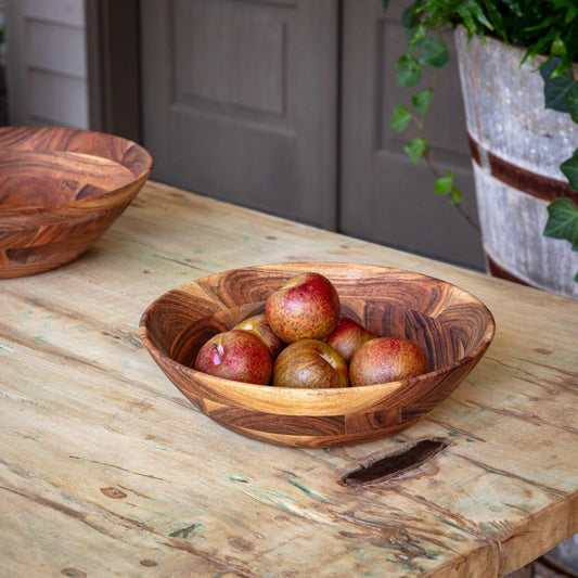 Wooden Serving Bowl, Small-tbgypsysoul